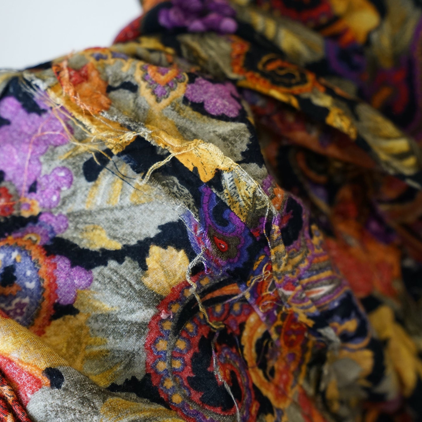 Vintage paisley floral Skirt size M