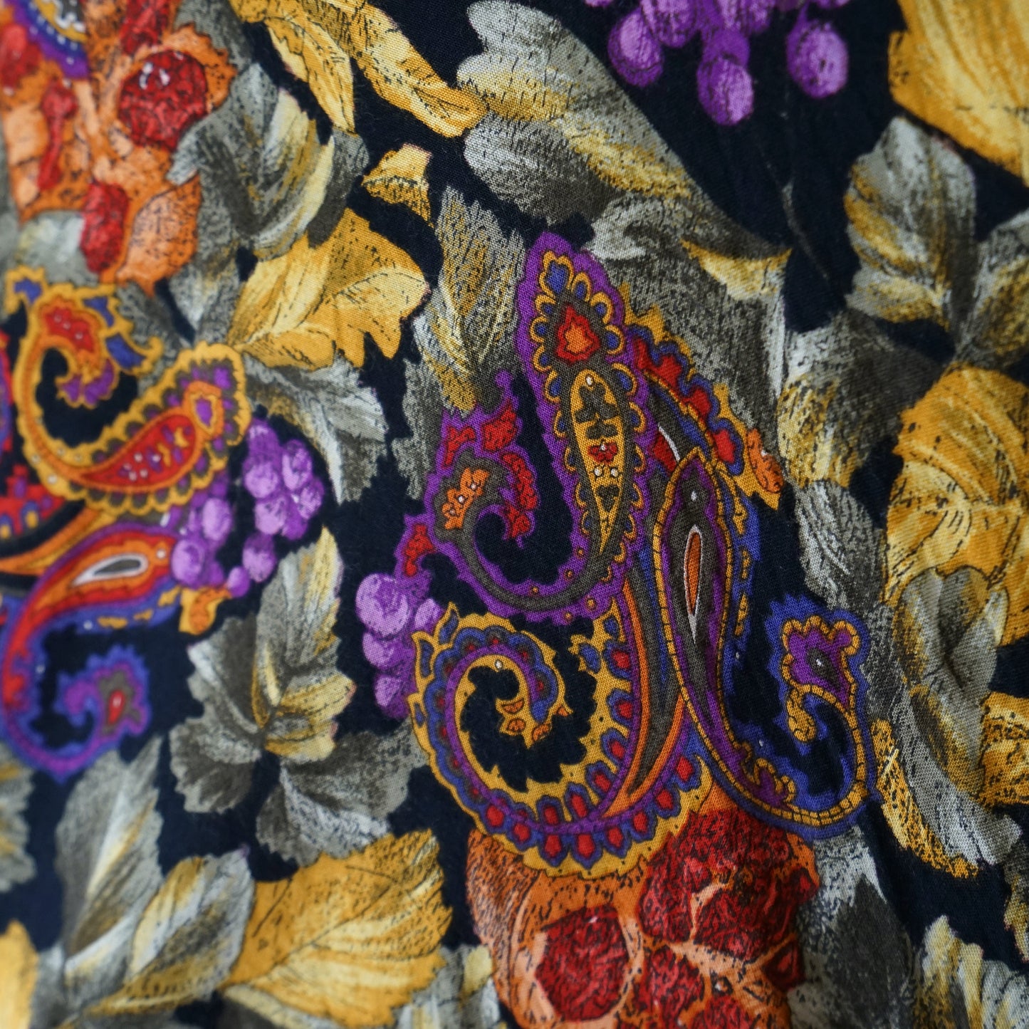 Vintage paisley floral Skirt size M