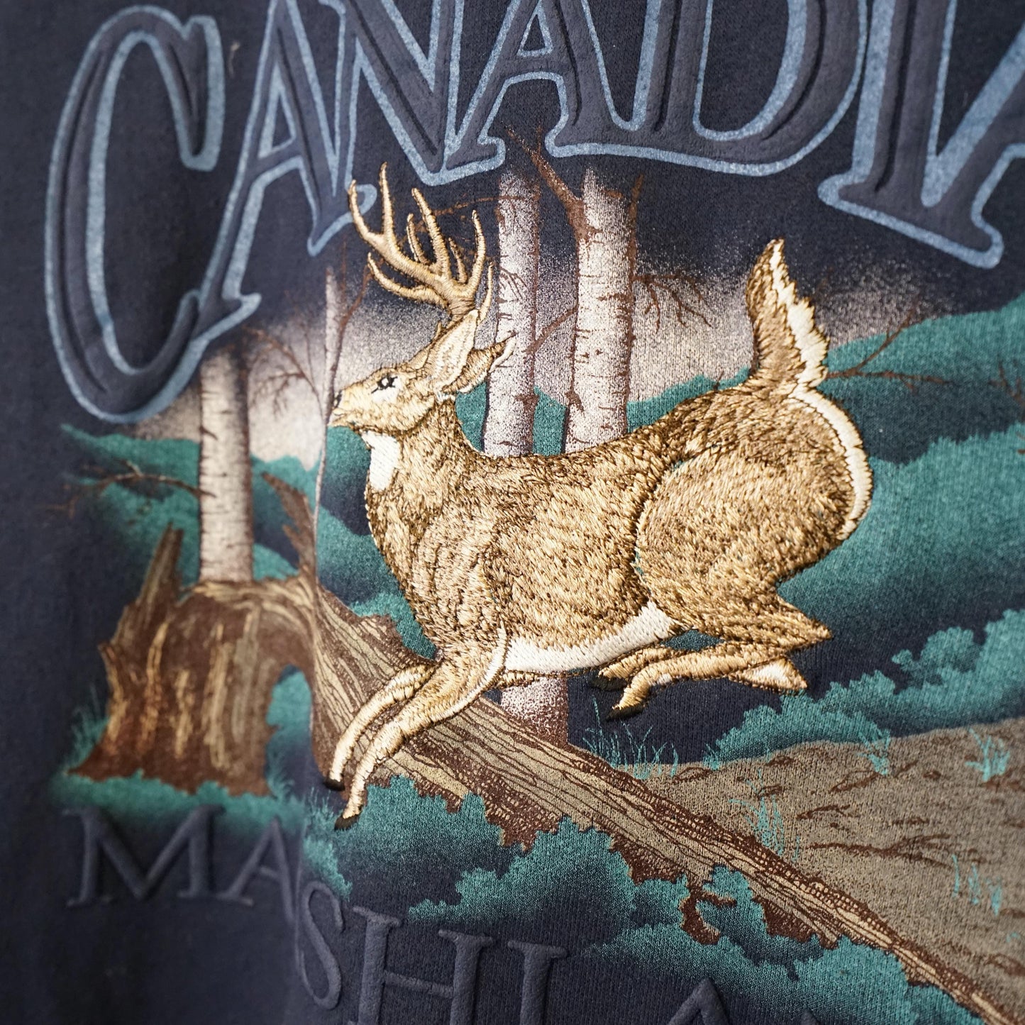 Vintage blue Sweatshirt men size L Canada