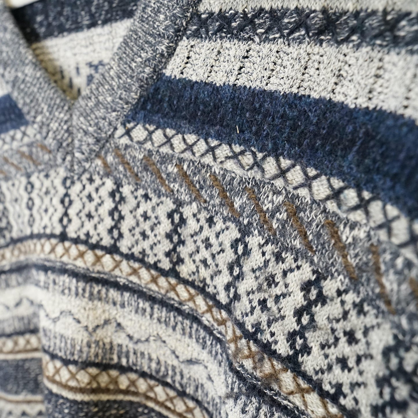 Vintage wool cotton Pullover Size M-L
