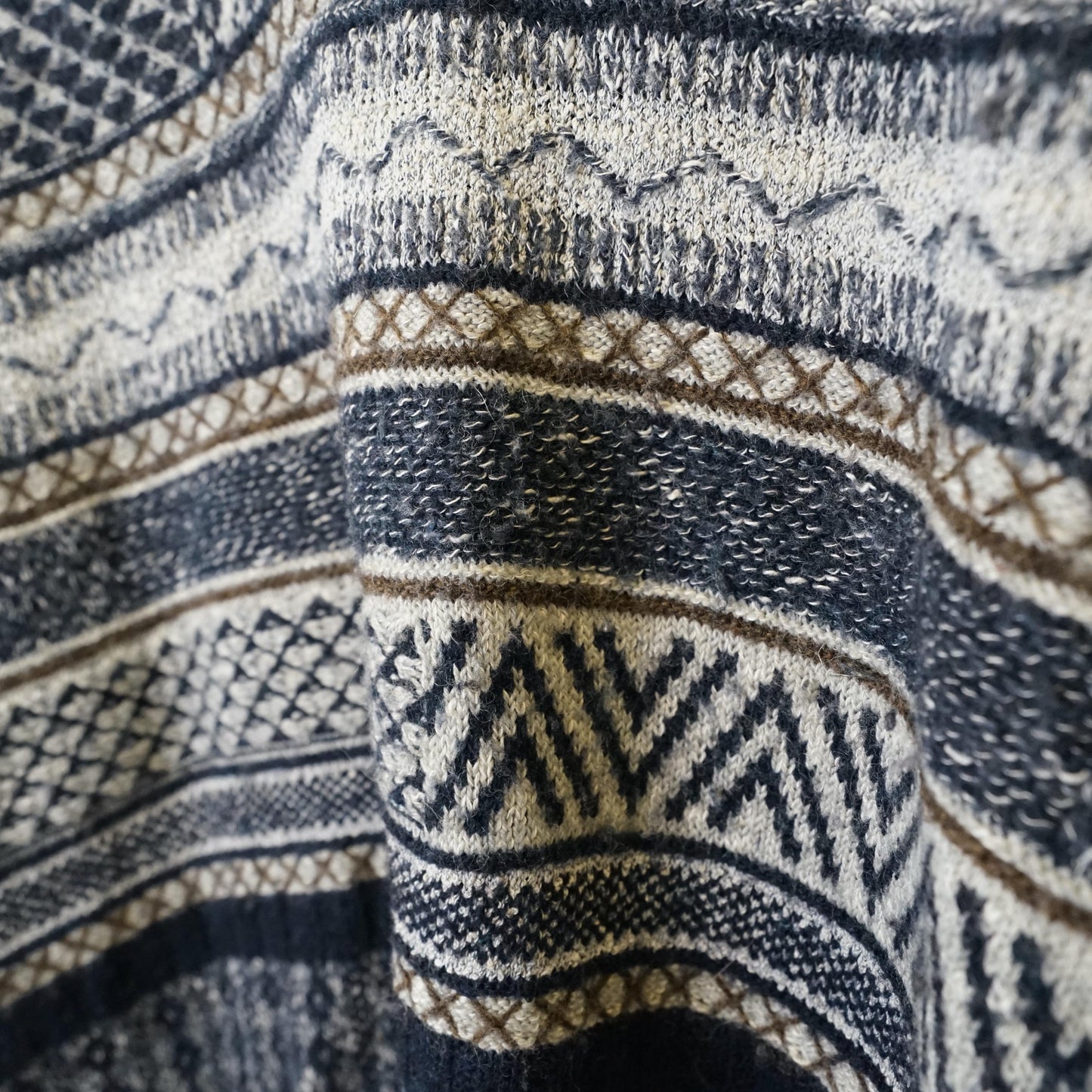 Vintage wool cotton Pullover Size M-L