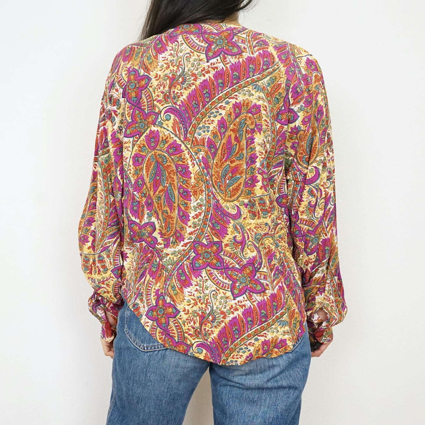 Vintage colorful Blouse size M-L