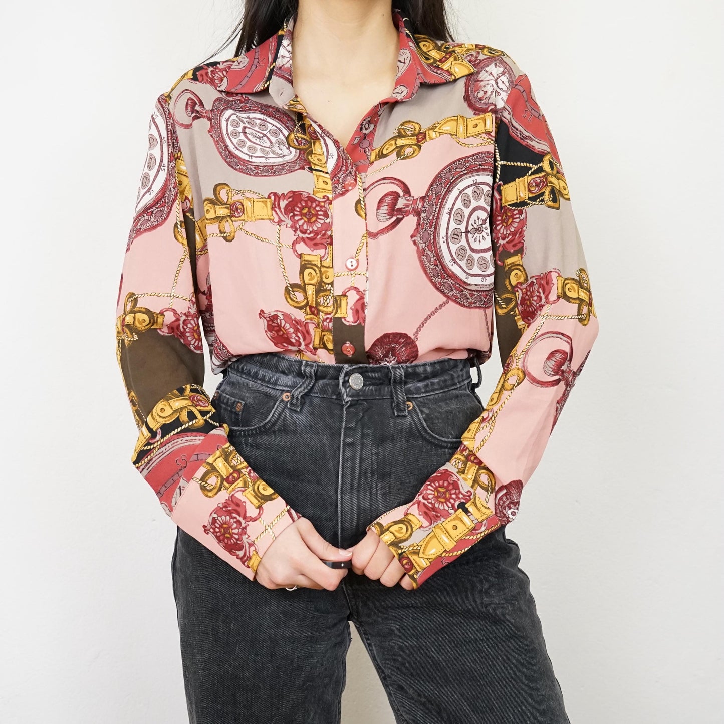 Vintage baroque Blouse size M