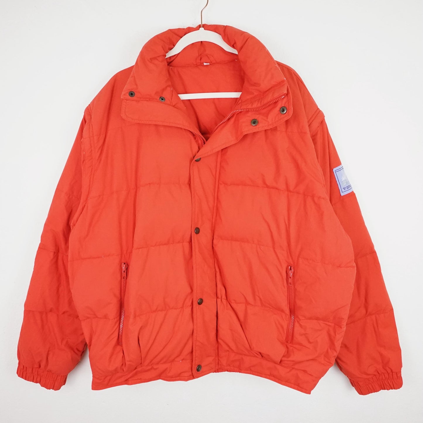 Vintage red Puffer Jacket Size L-XL