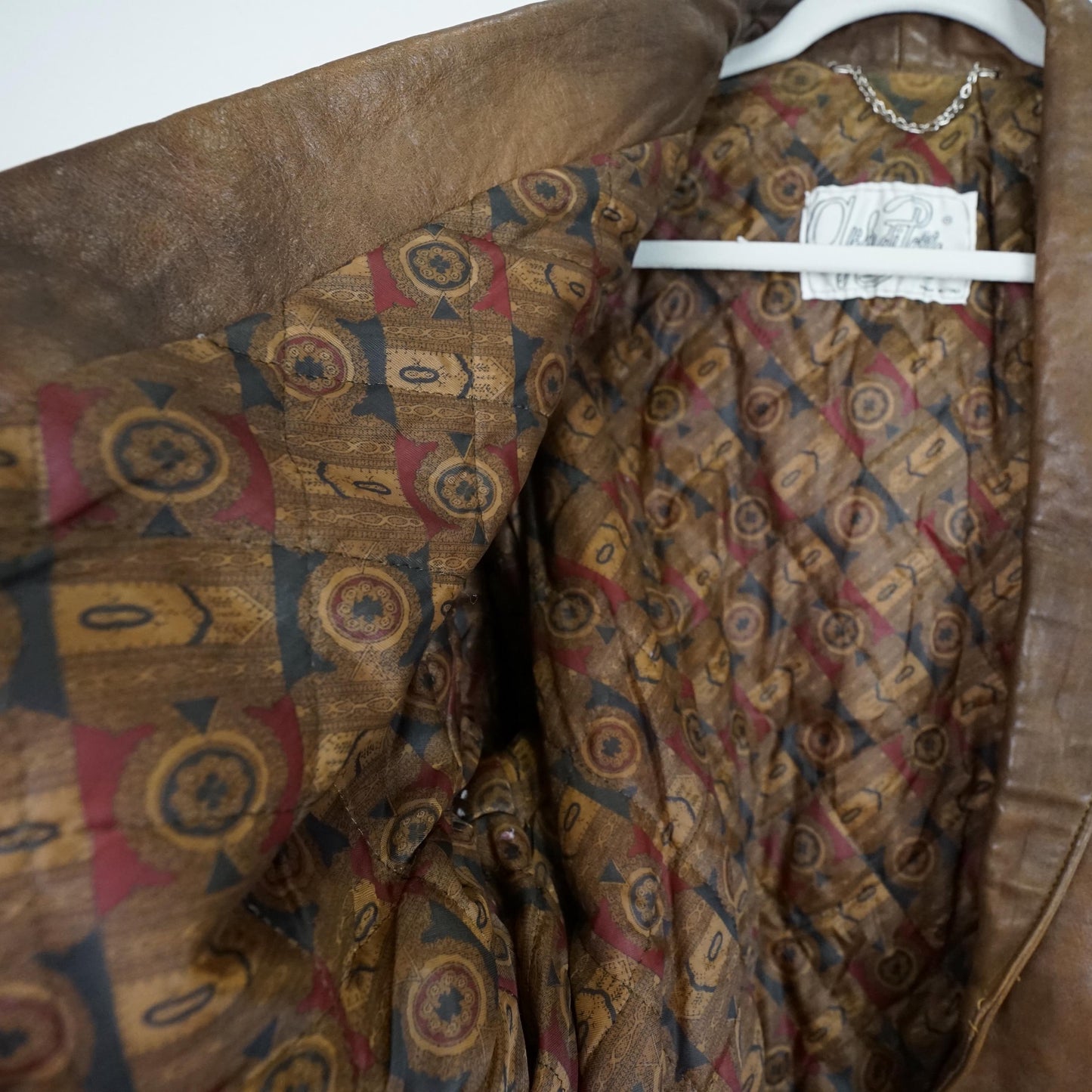 Vintage 80s leather jacket size S-M