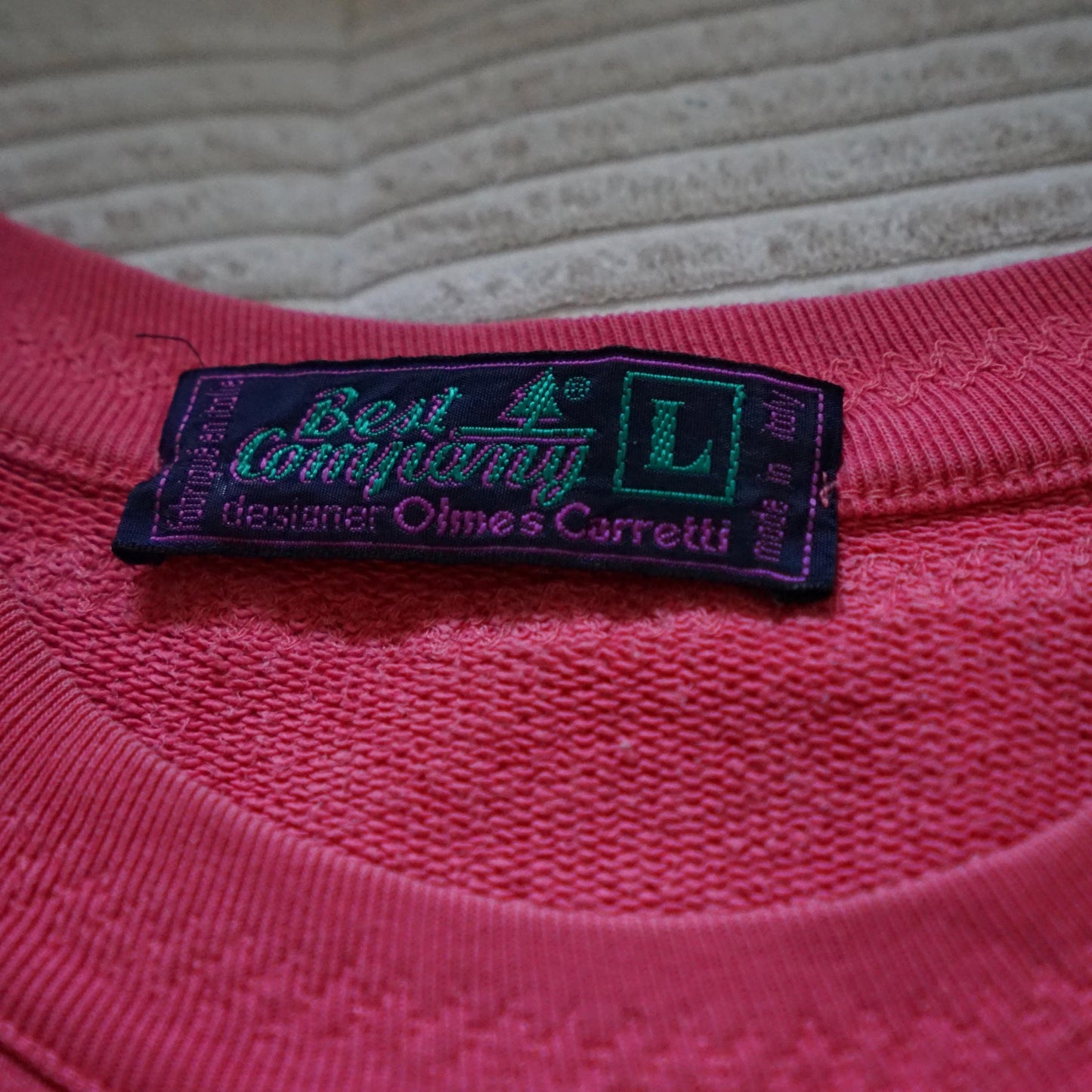 Vintage Best Company Sweatshirt size L Olmes Carretti
