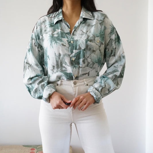 Vintage long sleeve Shirt size L XL