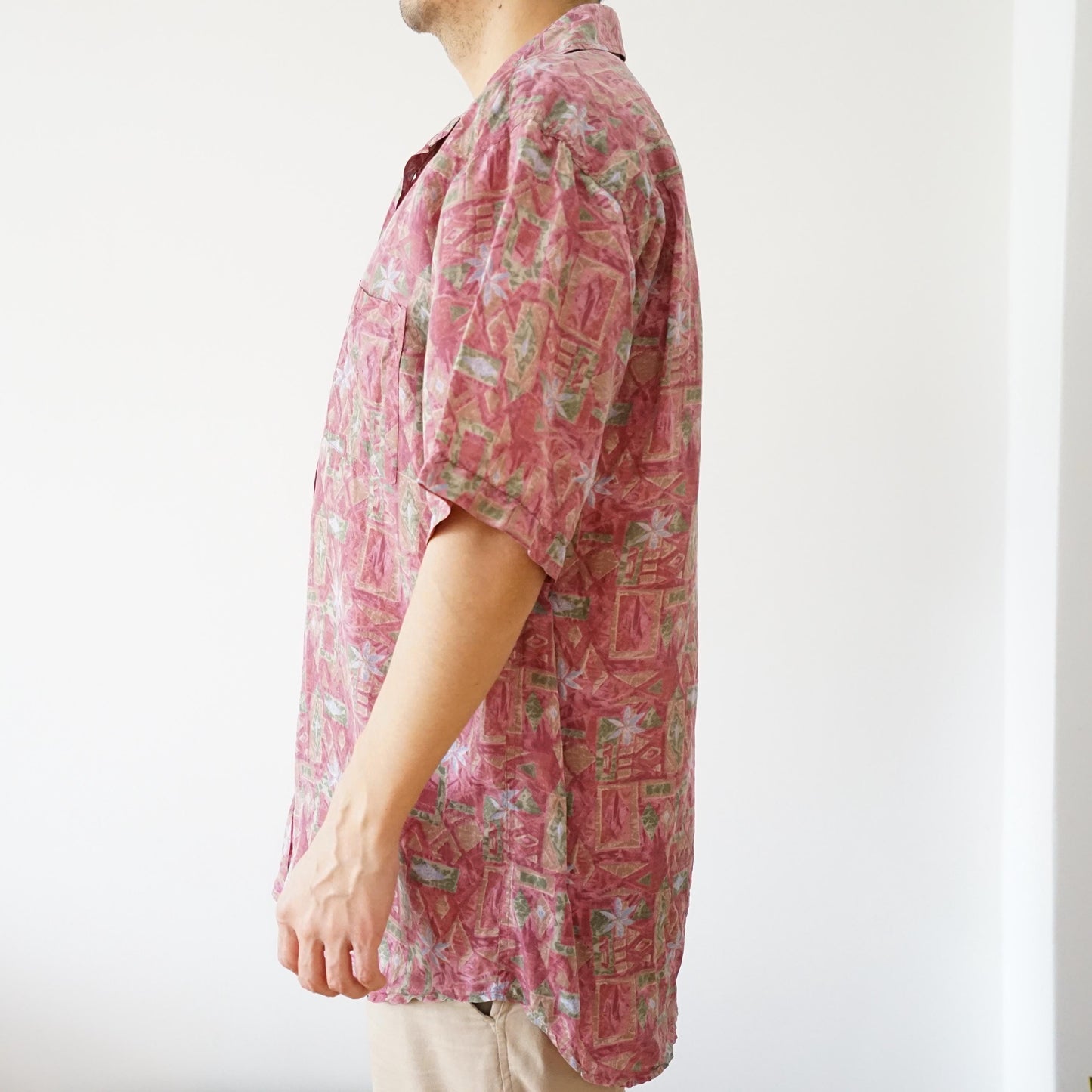 Vintage silk shirt size L