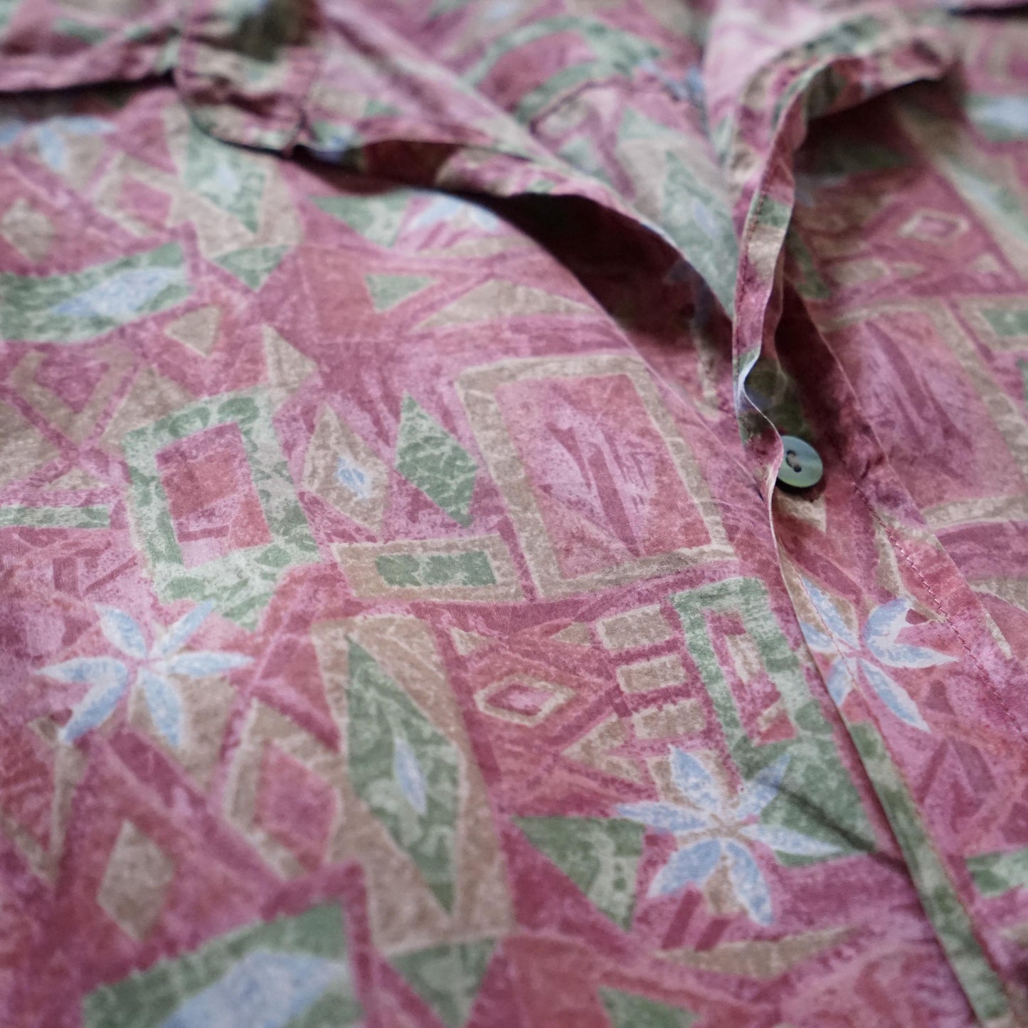 Vintage silk shirt size L