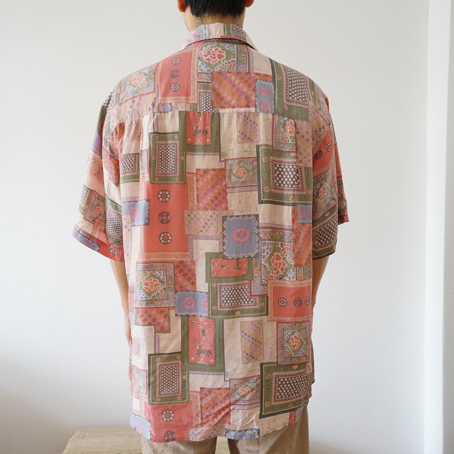Vintage silk shirt size XL