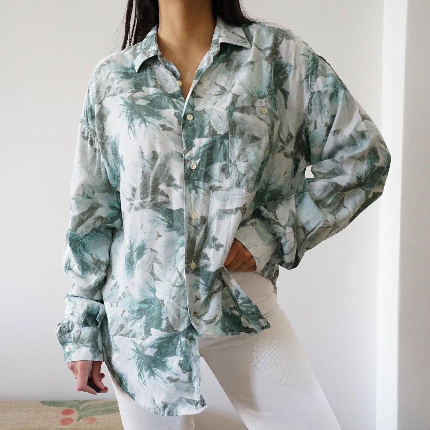 Vintage long sleeve Shirt size L XL