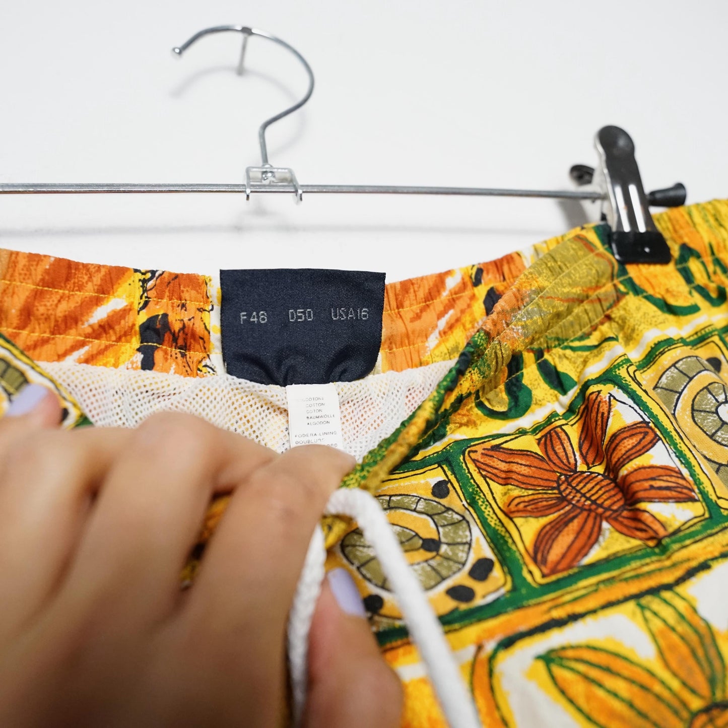 Vintage colorful Swim Shorts Size M
