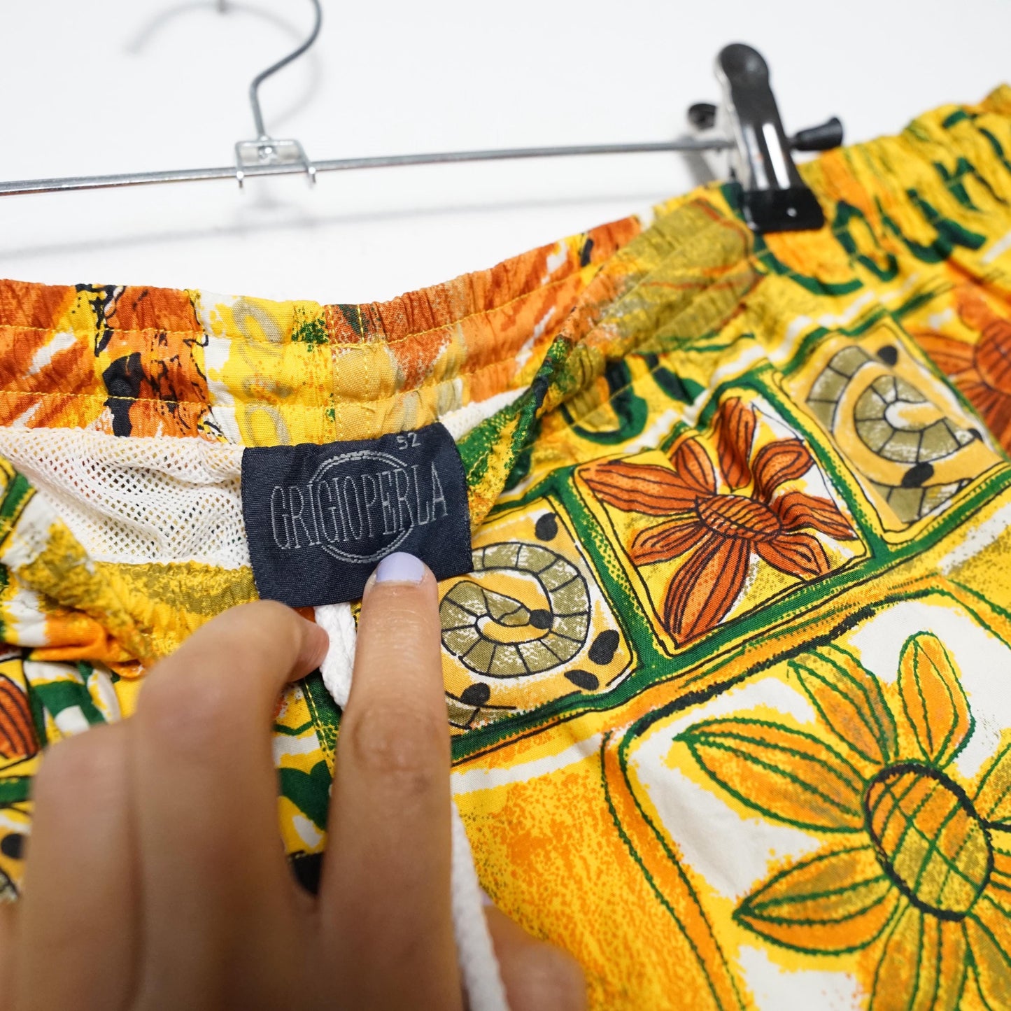 Vintage colorful Swim Shorts Size M