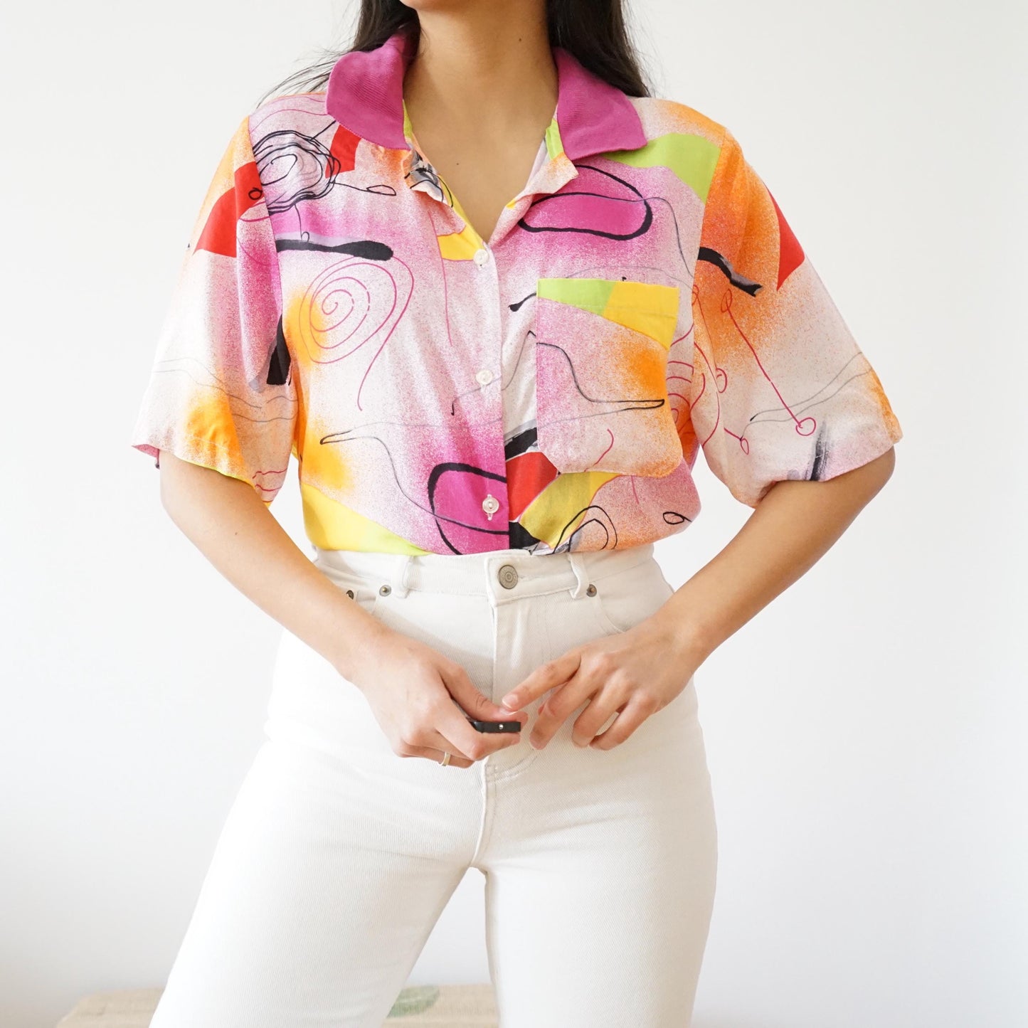Vintage polo shirt size S-M