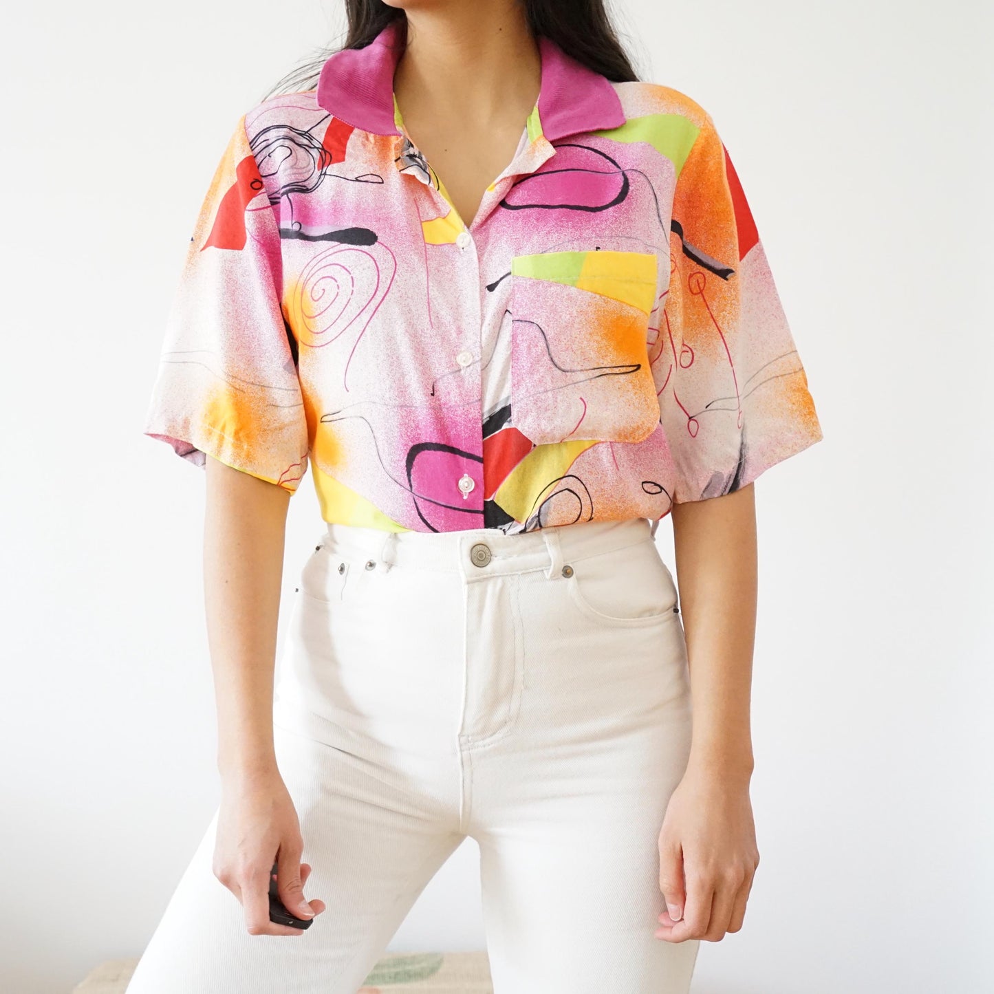 Vintage polo shirt size S-M