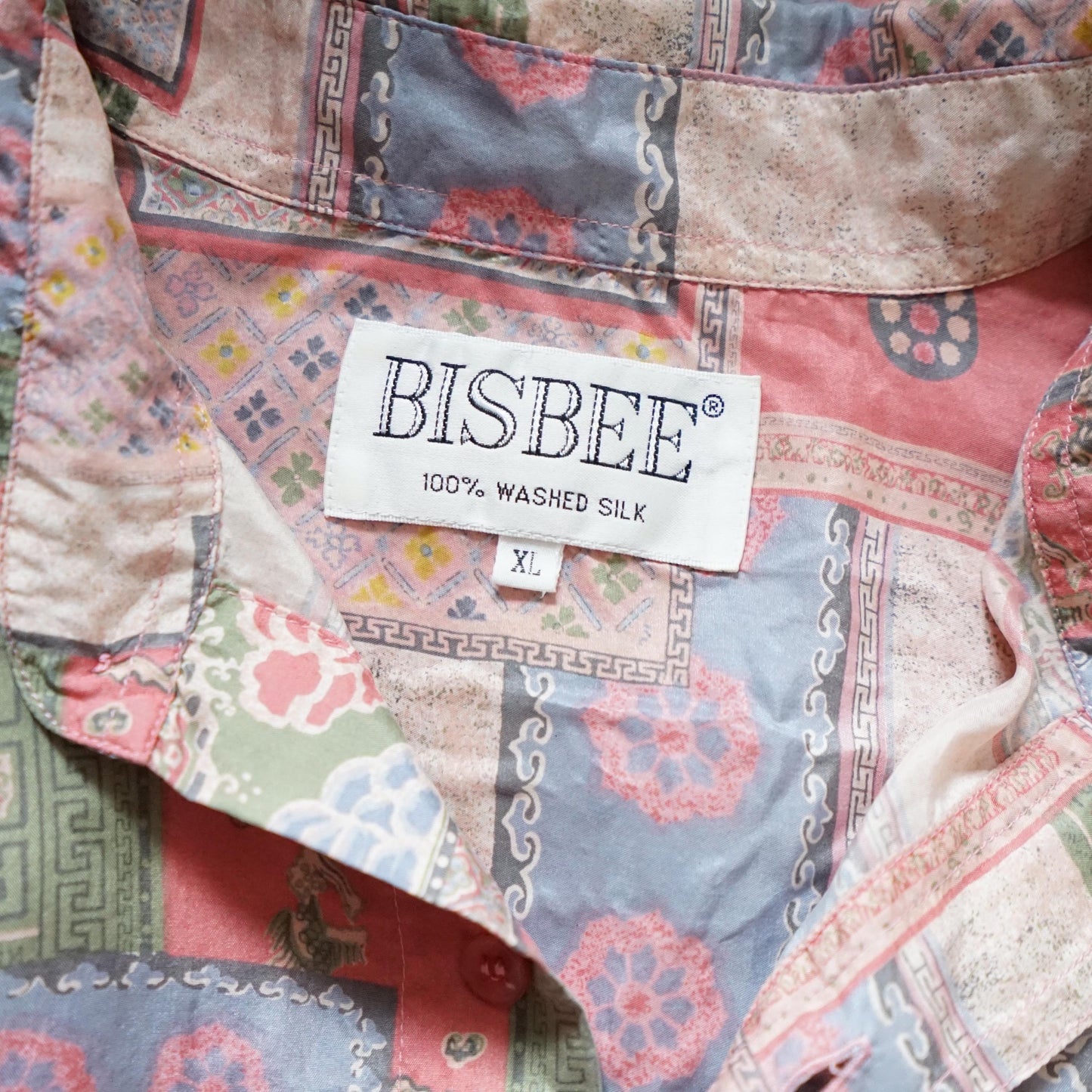 Vintage silk shirt size XL