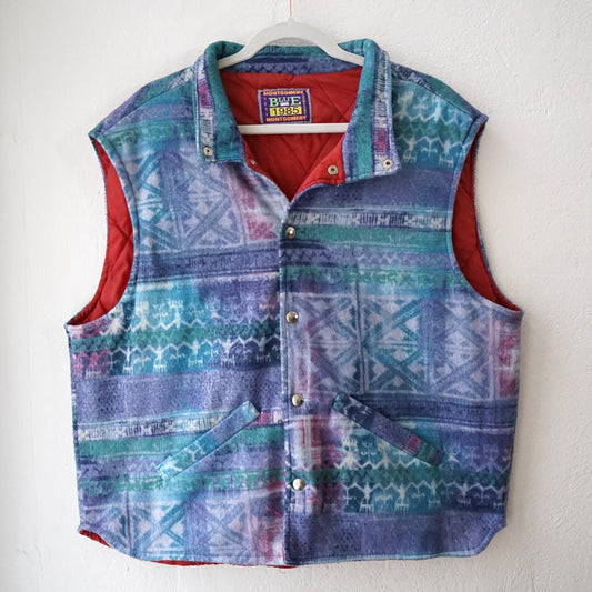 Vintage 80s Fleece Vest size M