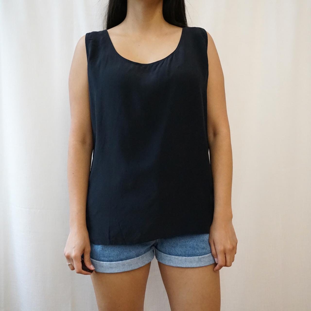 Vintage silk Blouse size M-L