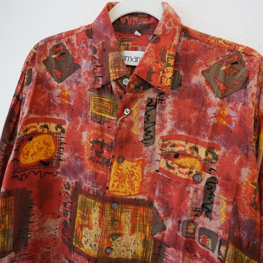 Vintage 80s long sleeve Shirt size M