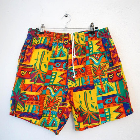 Vintage 90s Swim Shorts Size L