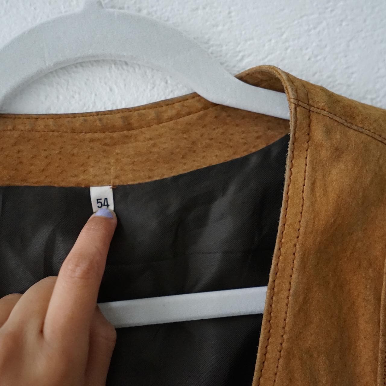 Vintage Cargo Leather Vest Size L-XL