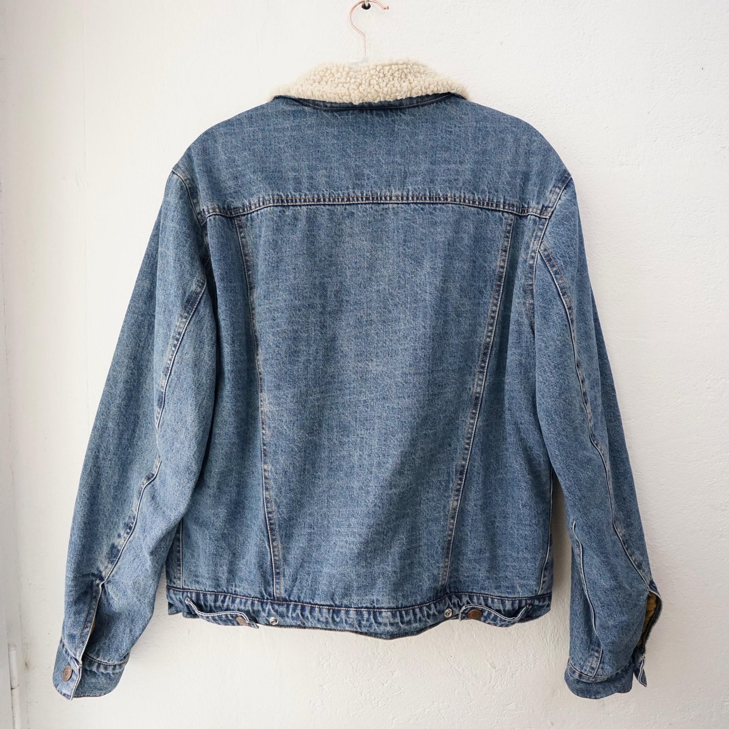 Vintage Teddy Denim jacket Size L