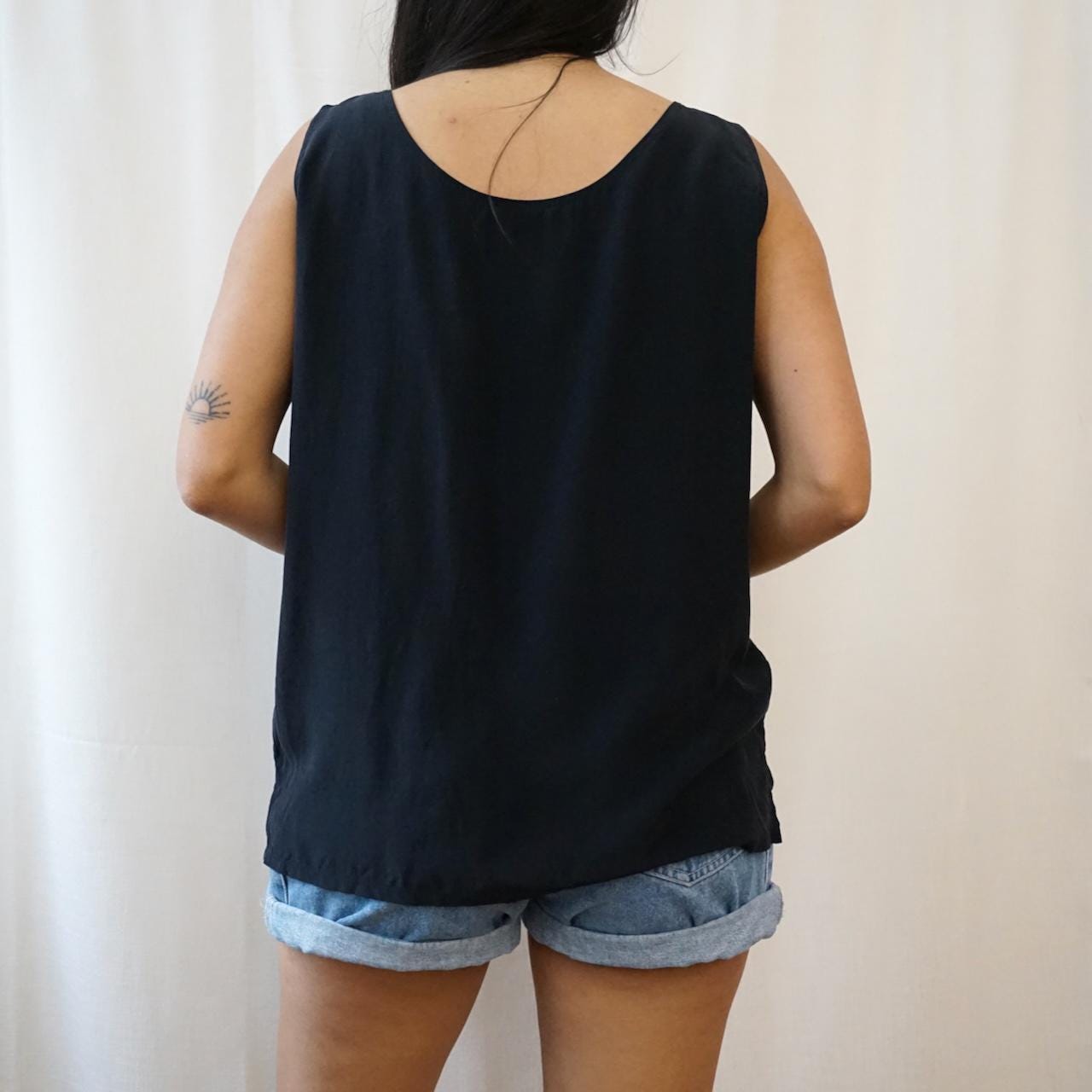 Vintage silk Blouse size M-L