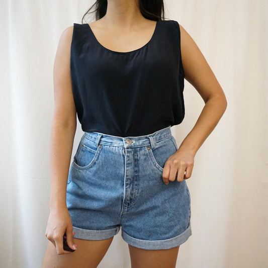 Vintage silk Blouse size M-L