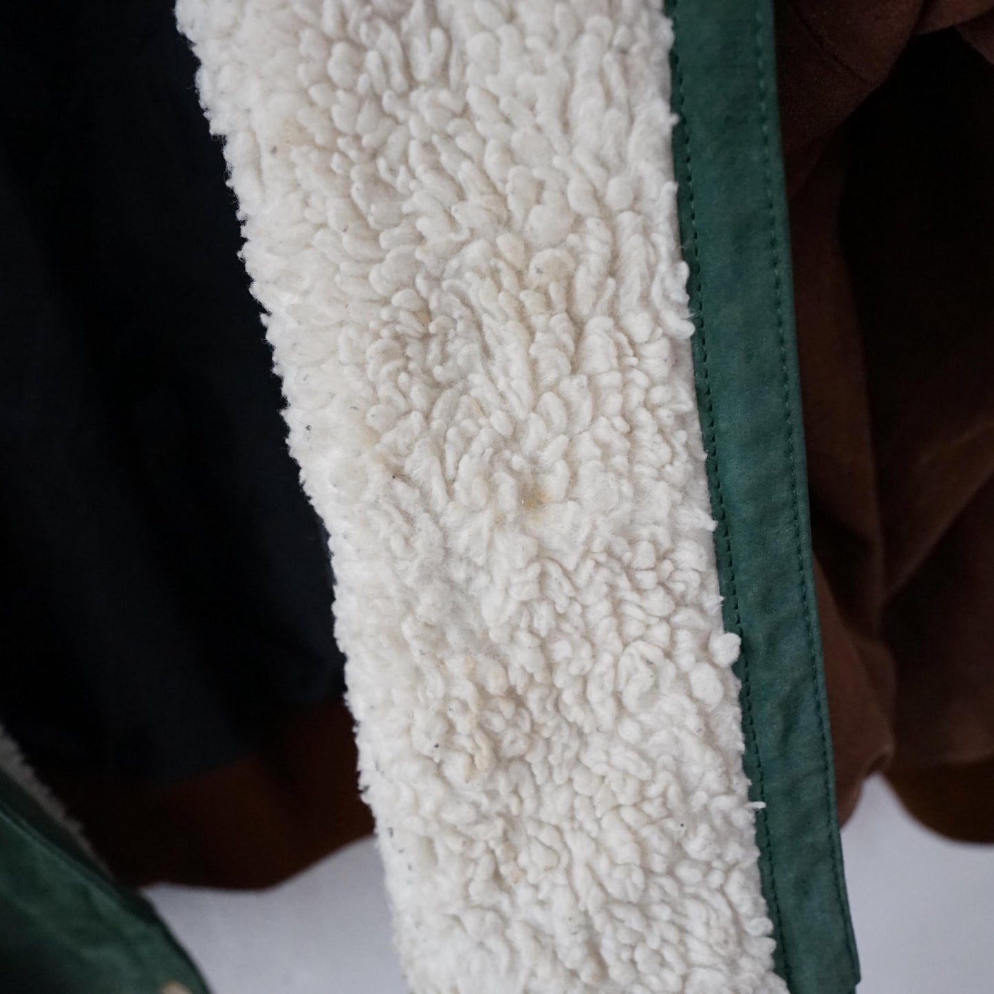 Vintage Teddy Suede Jacket Size L