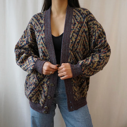 Vintage grandpa Cardigan size M