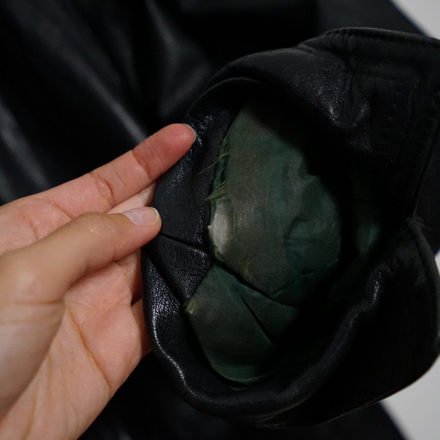 Vintage 80s leather jacket size L