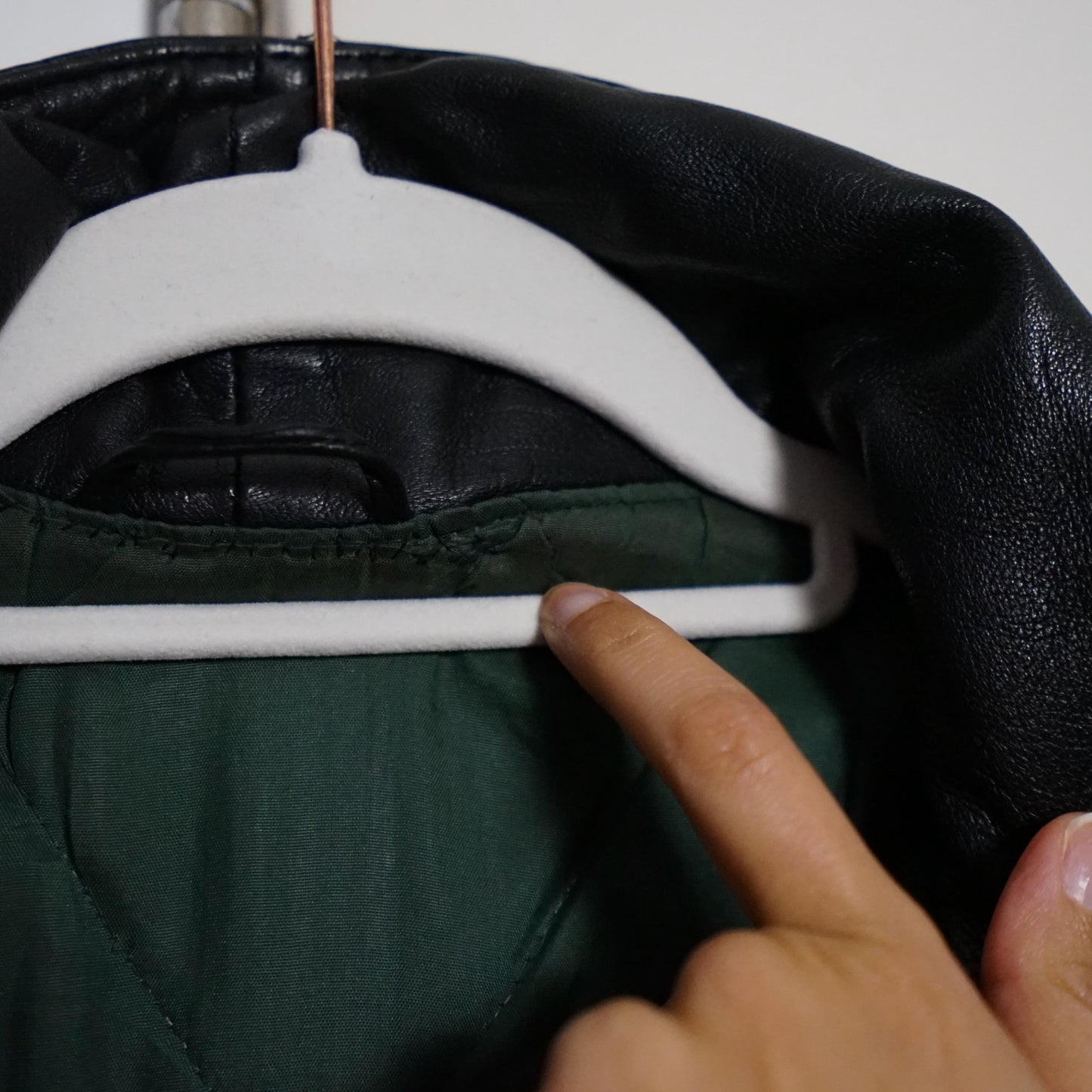 Vintage 80s leather jacket size L