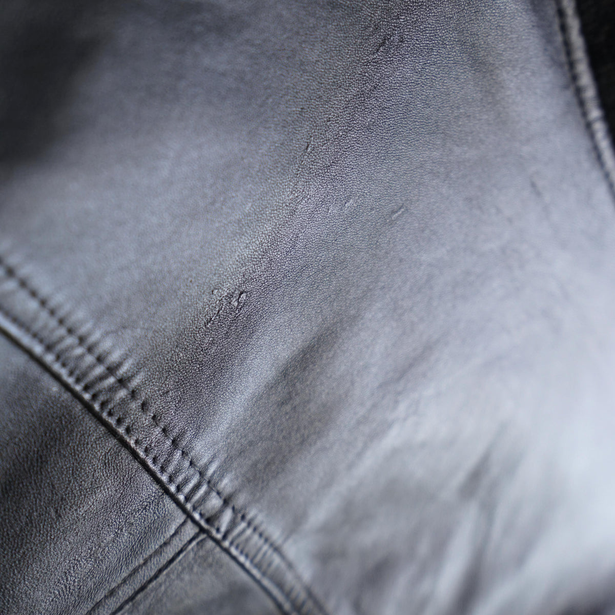 Vintage 80s Leather Bomber Jacket Size XL