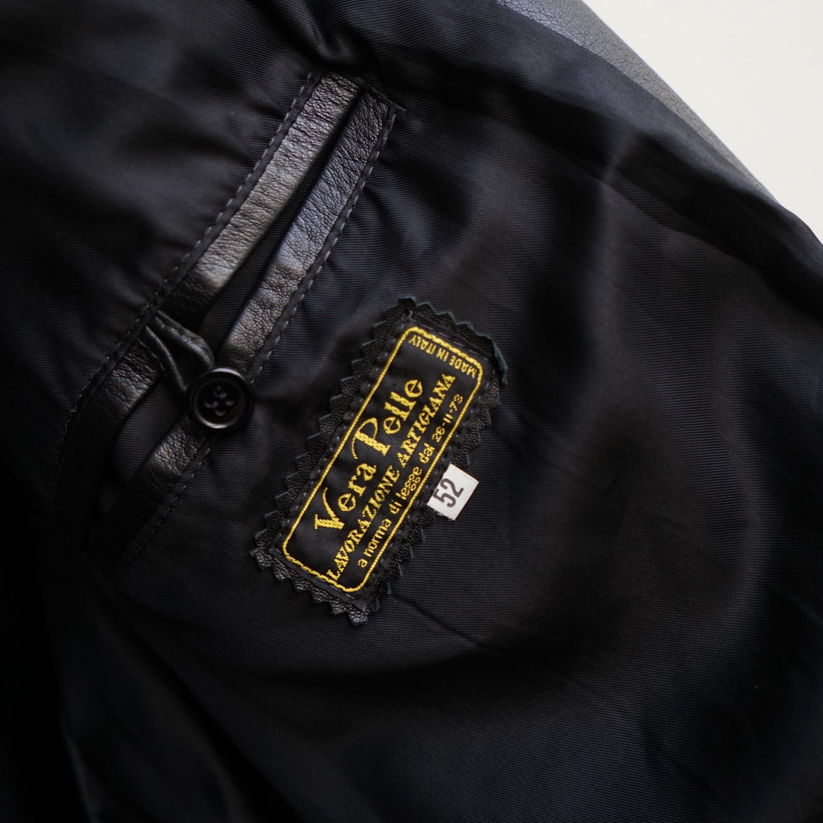 Vintage Leather Coat Size L-XL