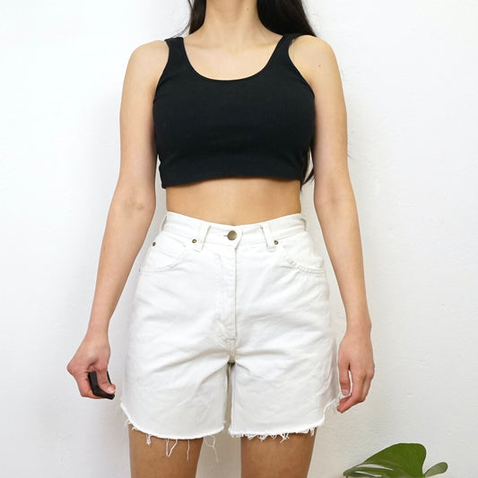 Vintage white denim Shorts Size XS-S