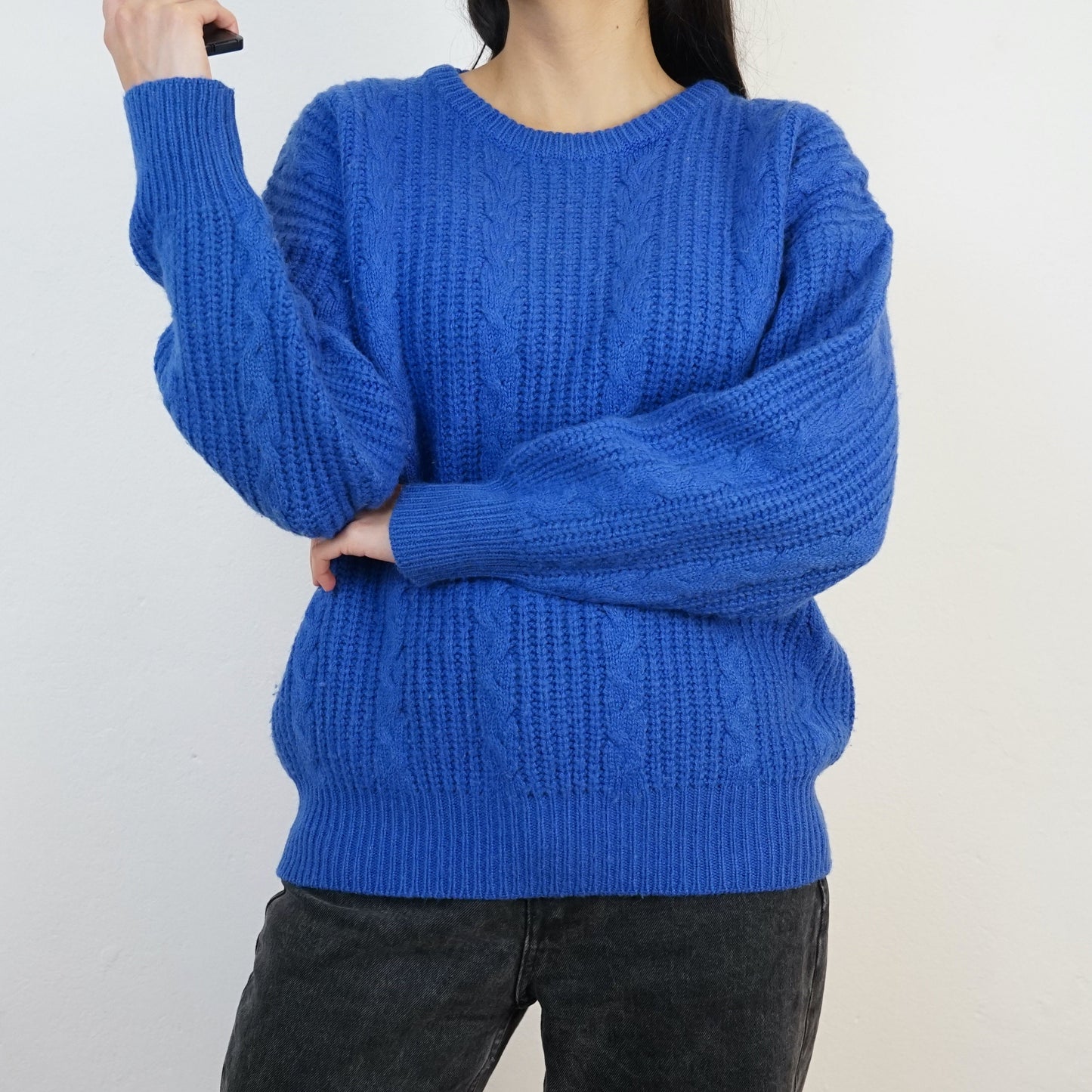 Vintage Sisley Pullover size S wool mix