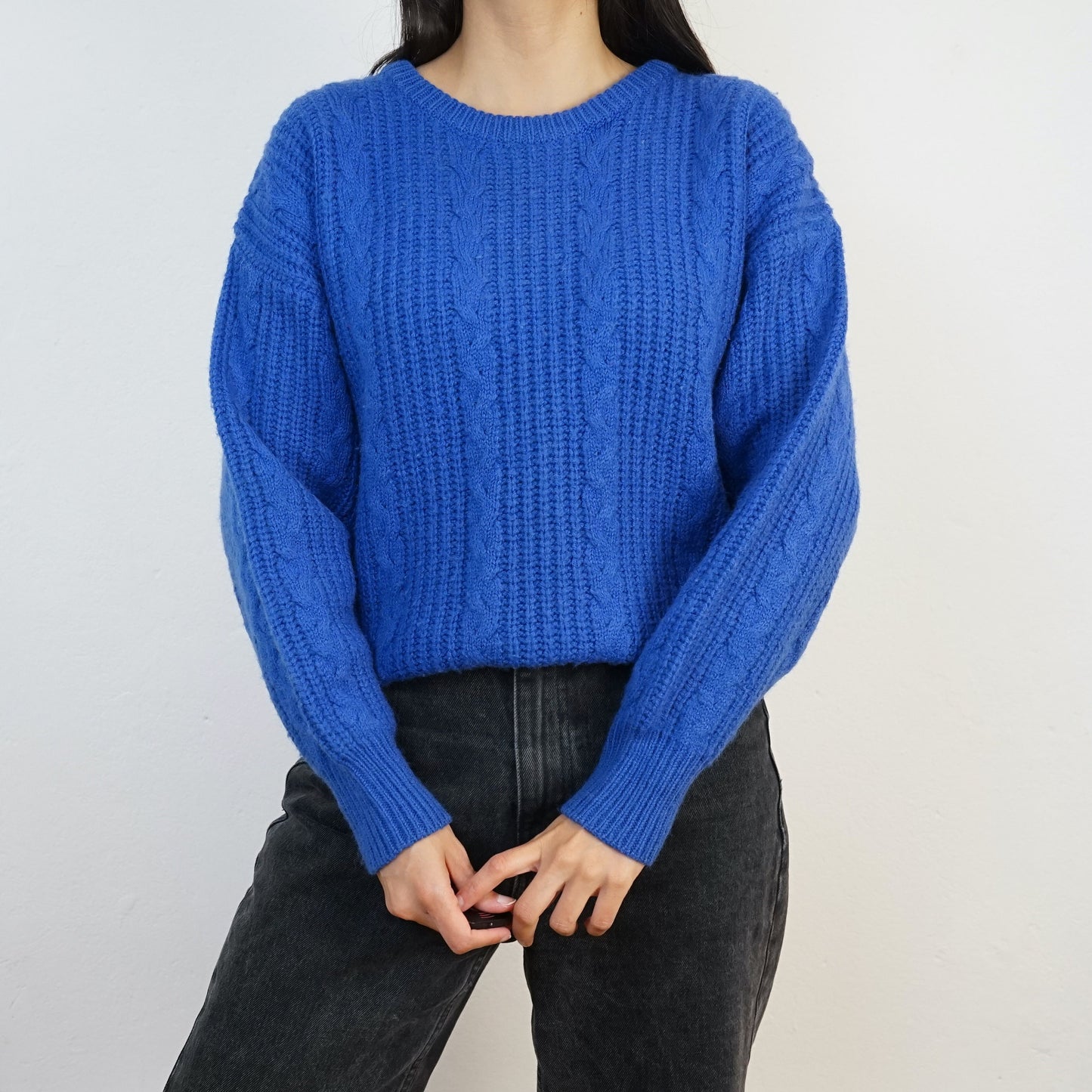 Vintage Sisley Pullover size S wool mix