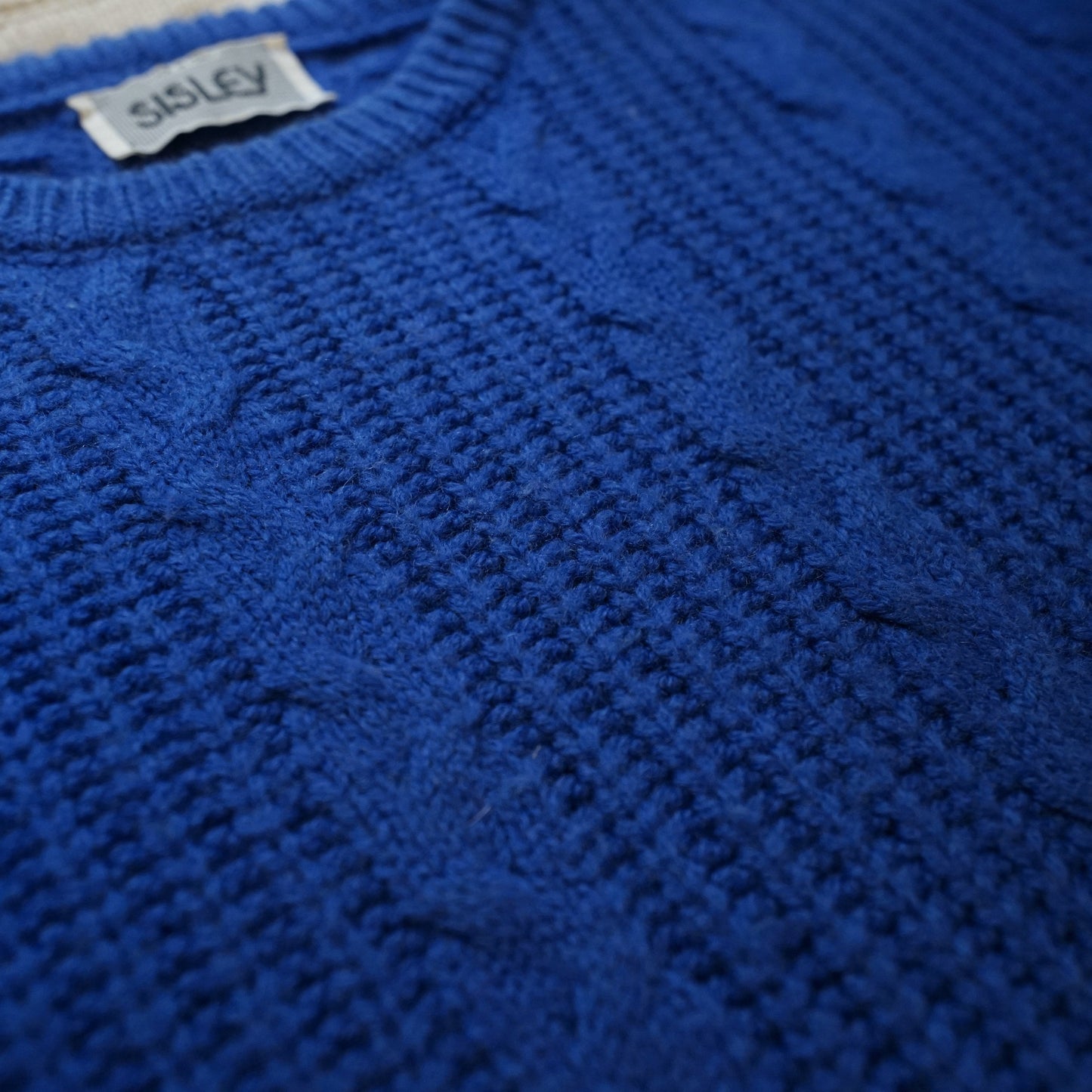 Vintage Sisley Pullover size S wool mix