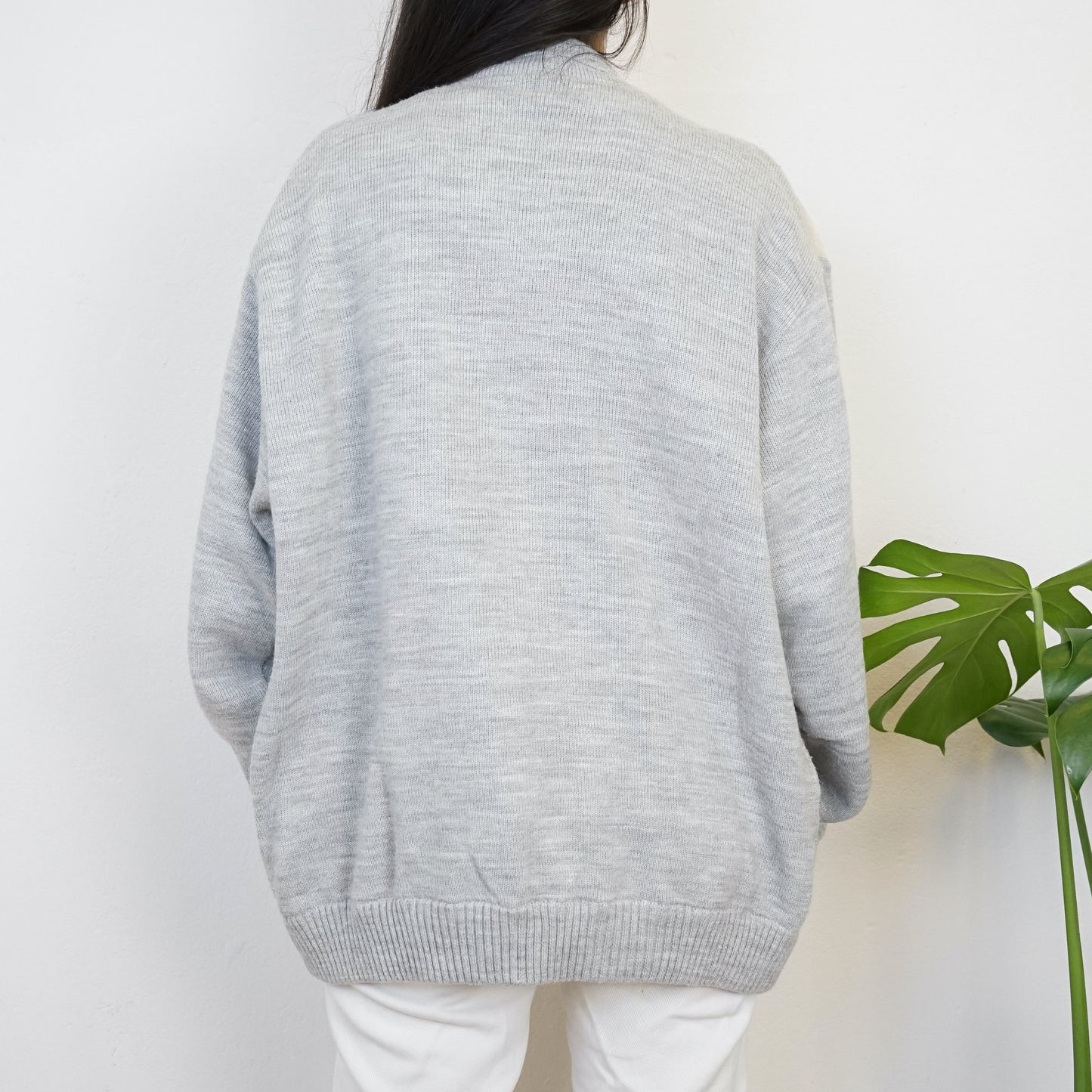 Vintage light grey Cardigan size L-XL