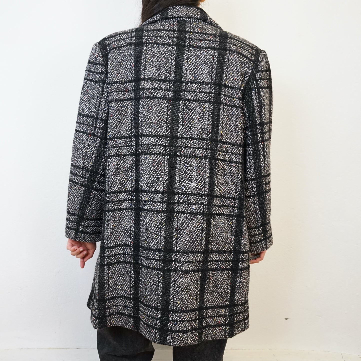 Vintage grey black Coat Size S-M