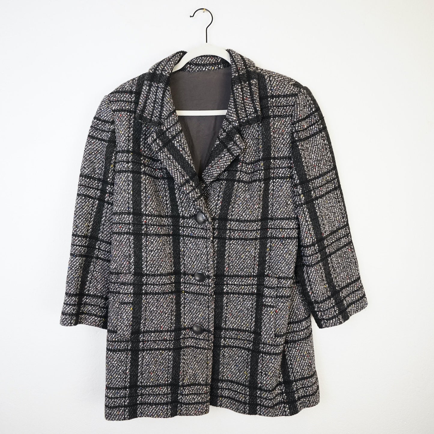 Vintage grey black Coat Size S-M