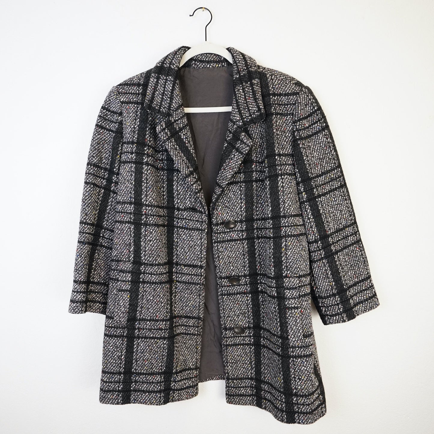 Vintage grey black Coat Size S-M