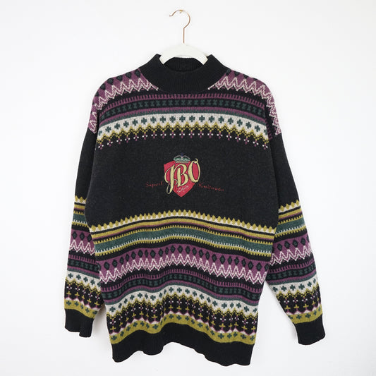 Vintage wool mix Pullover men Size M