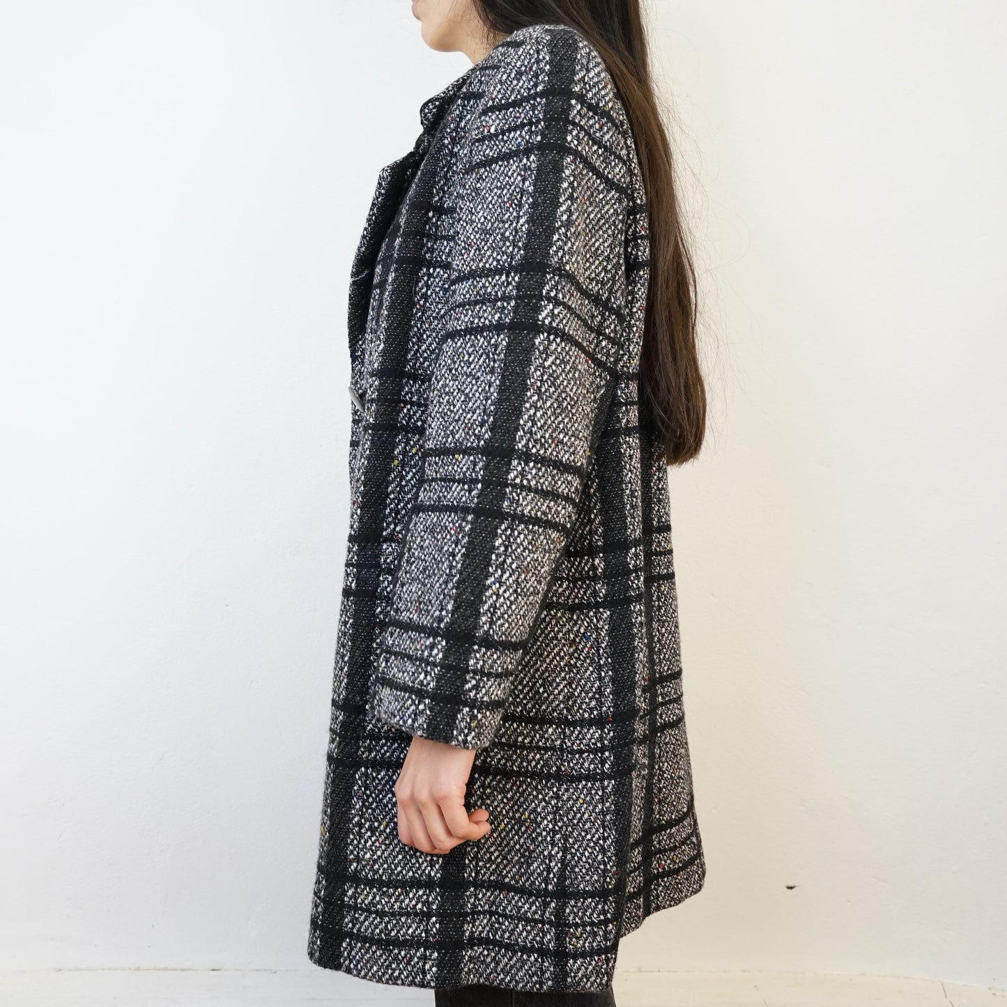 Vintage grey black Coat Size S-M