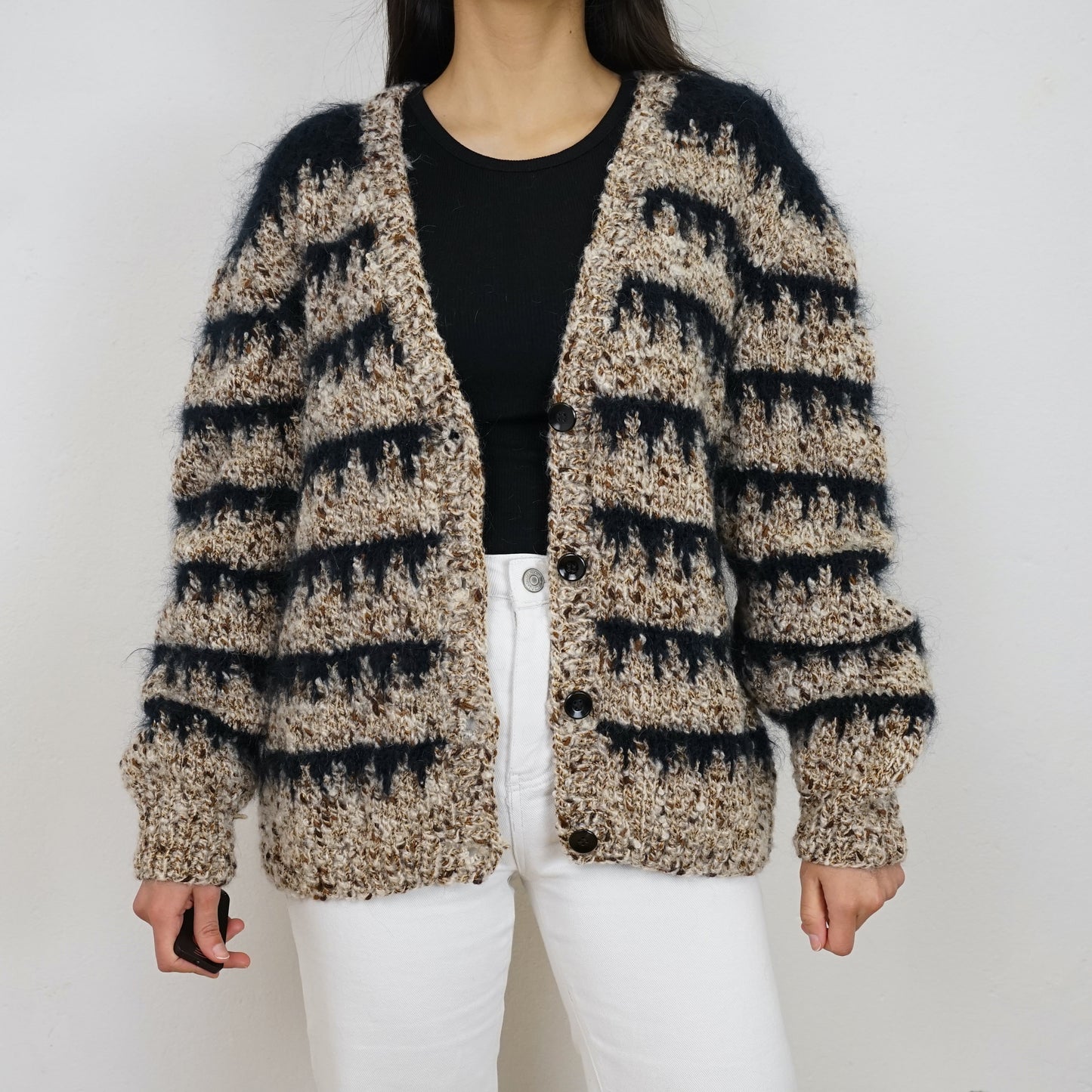 Vintage chunky handmade Cardigan size M