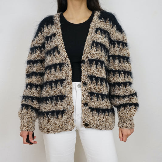 Vintage chunky handmade Cardigan size M
