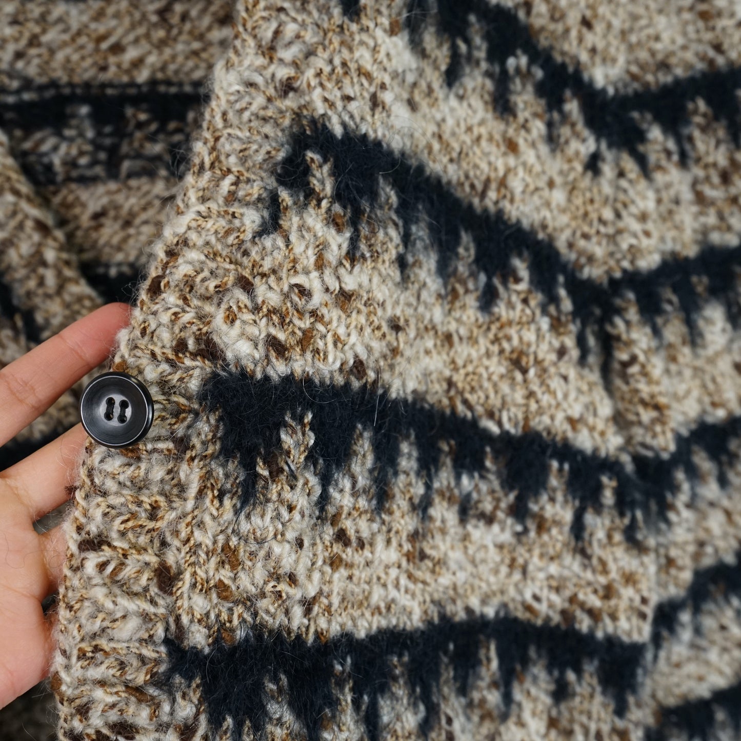 Vintage chunky handmade Cardigan size M