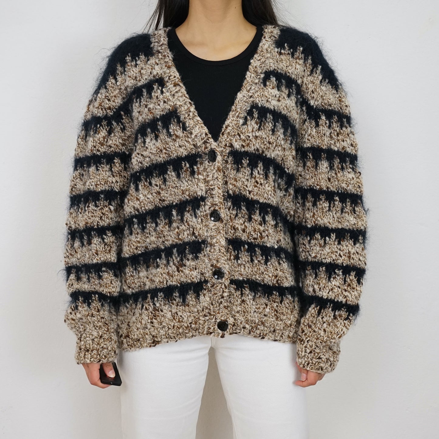 Vintage chunky handmade Cardigan size M