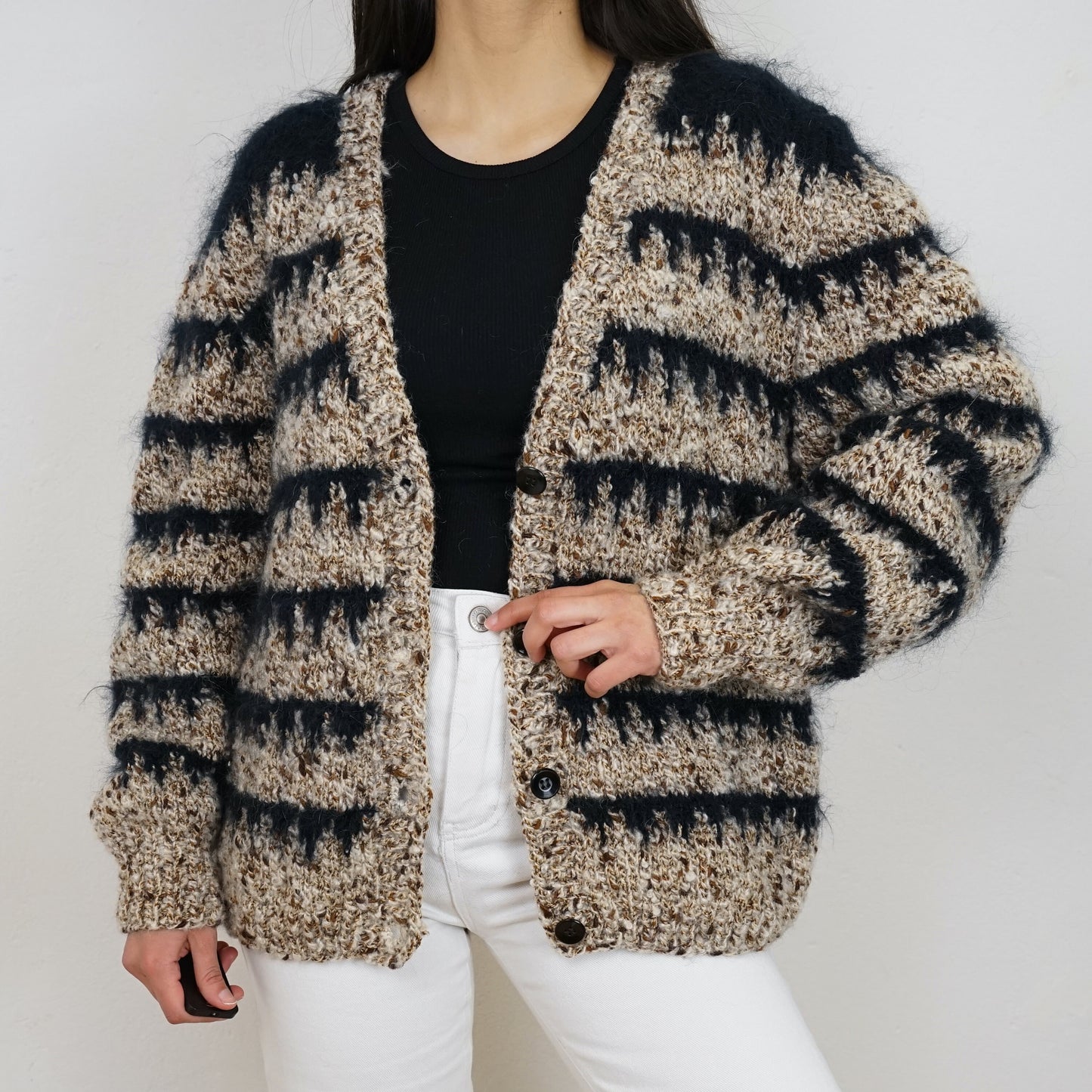 Vintage chunky handmade Cardigan size M