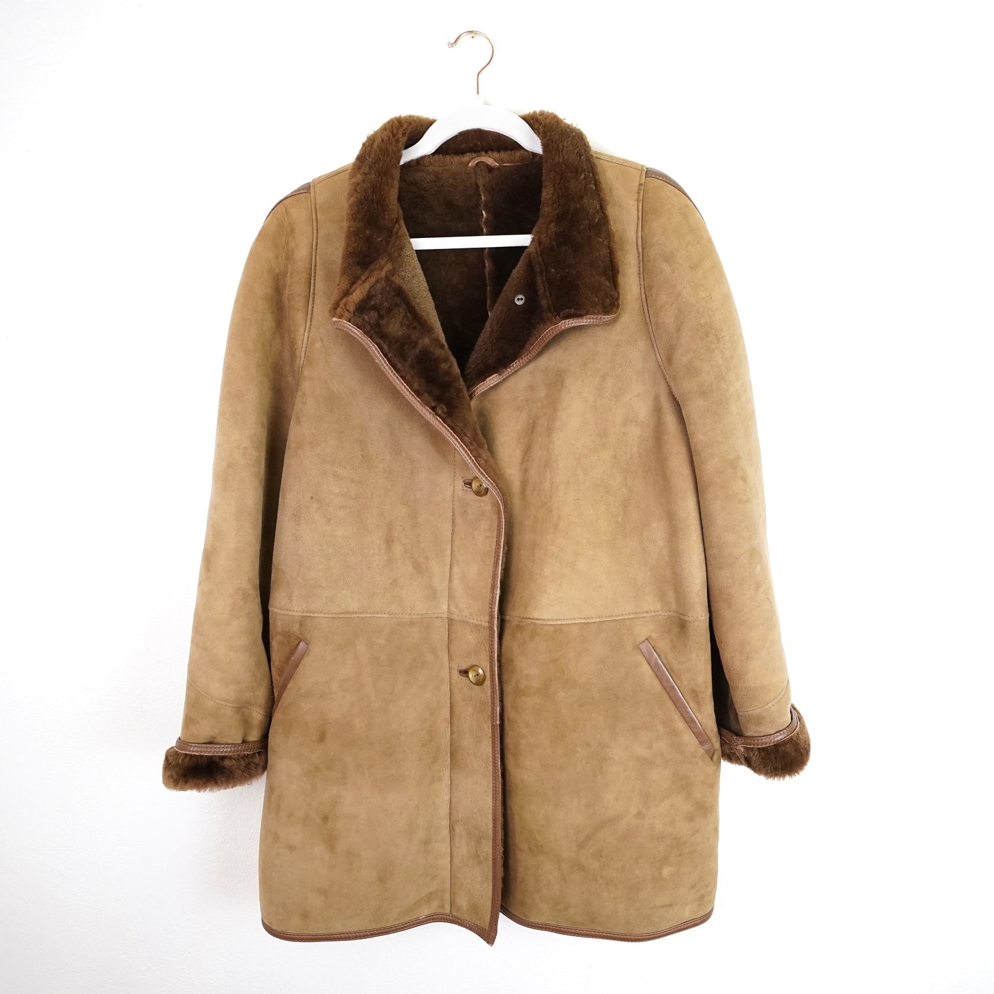 Vintage Shearling Coat Size M-L